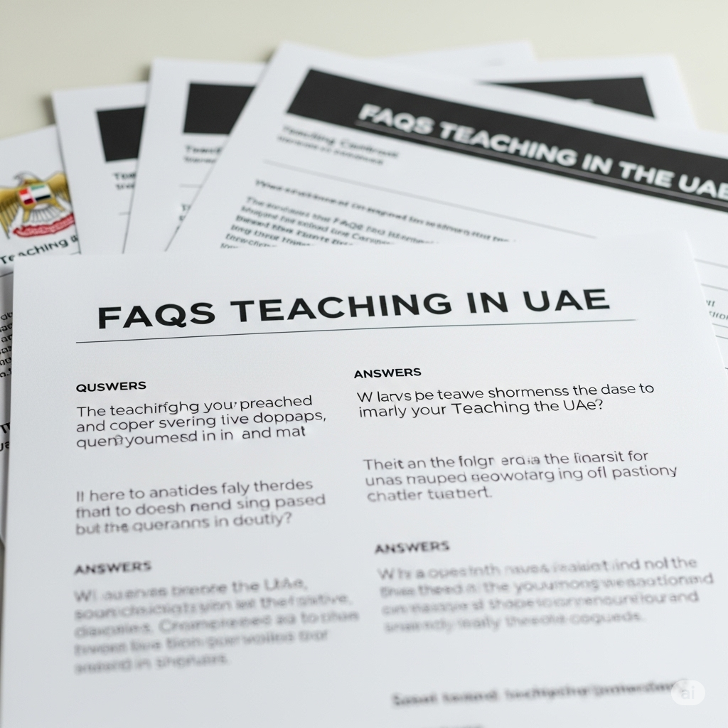 FAQS TEACHING IN UAE